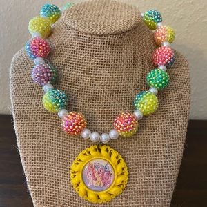 Bubblegum necklace-My Little Pony (vintage version)